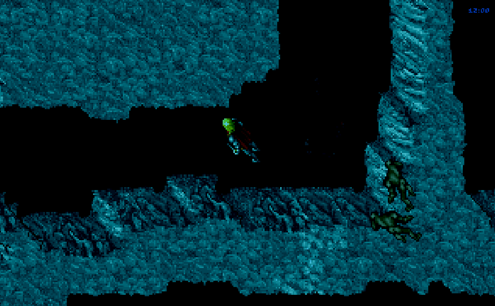 A cave at midday, original
