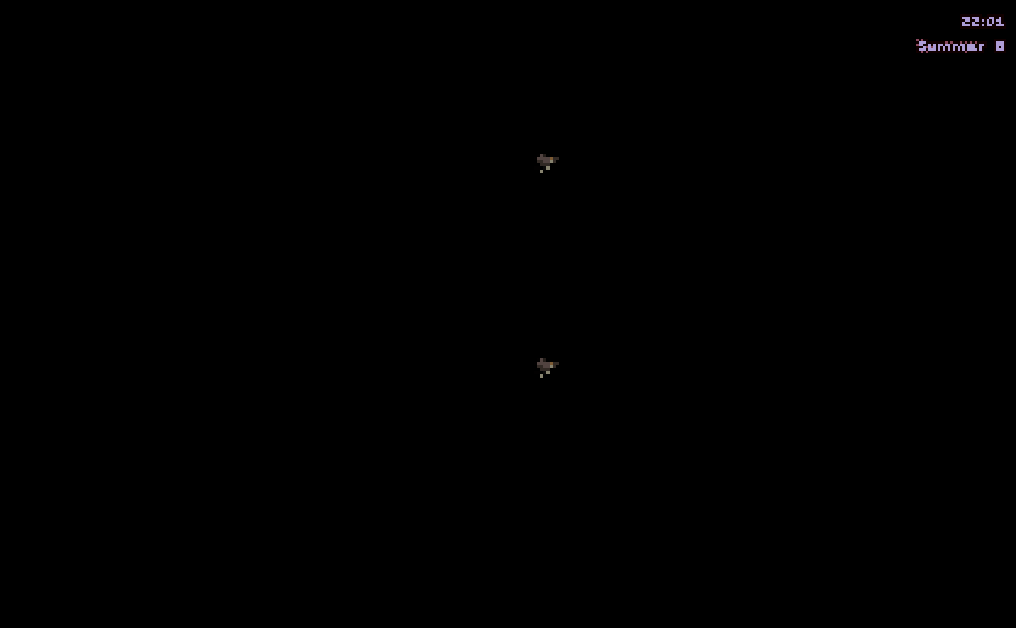 Debug view showing which pixels glow at night