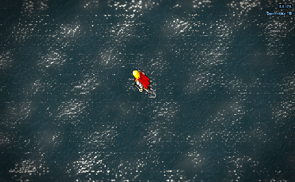 Open sea off Moonglow at 11:00, relit