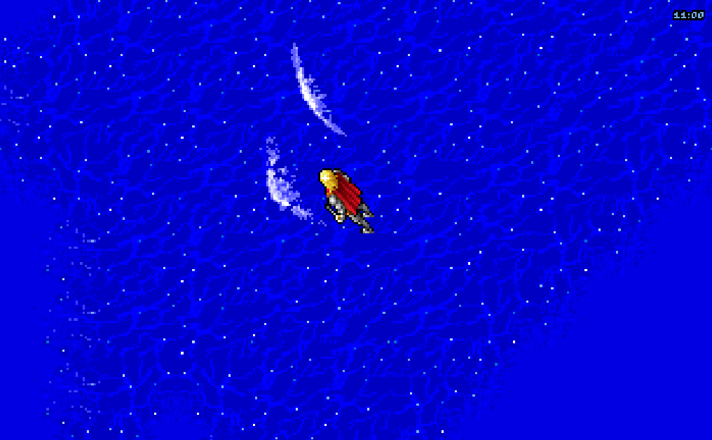 Open sea off Moonglow at 11:00, original