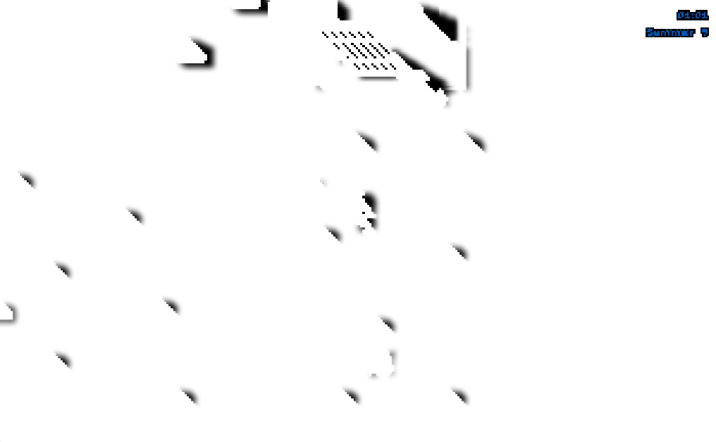 Debug view of Trammel's shadows over the Yew graveyard