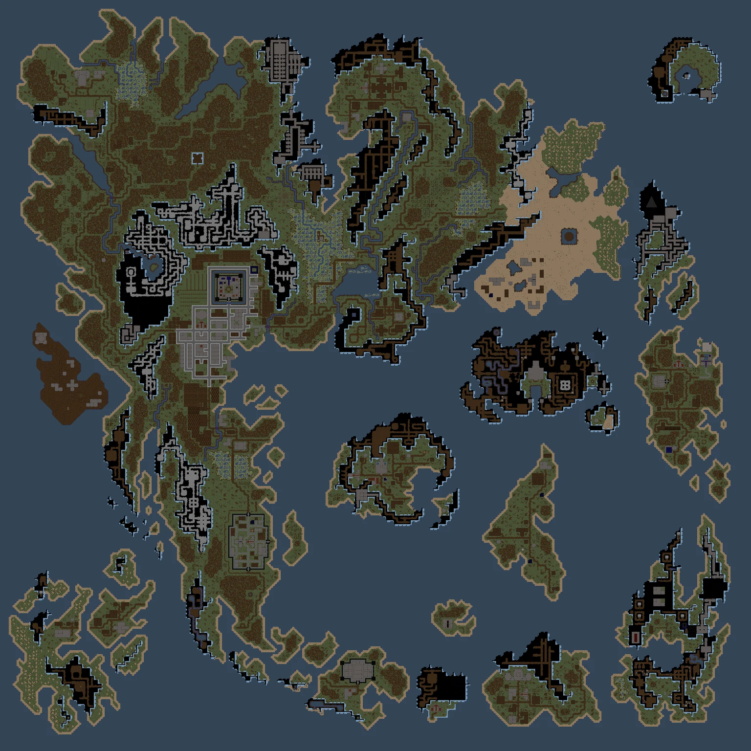 Map of Britannia drawn from the ground tiles